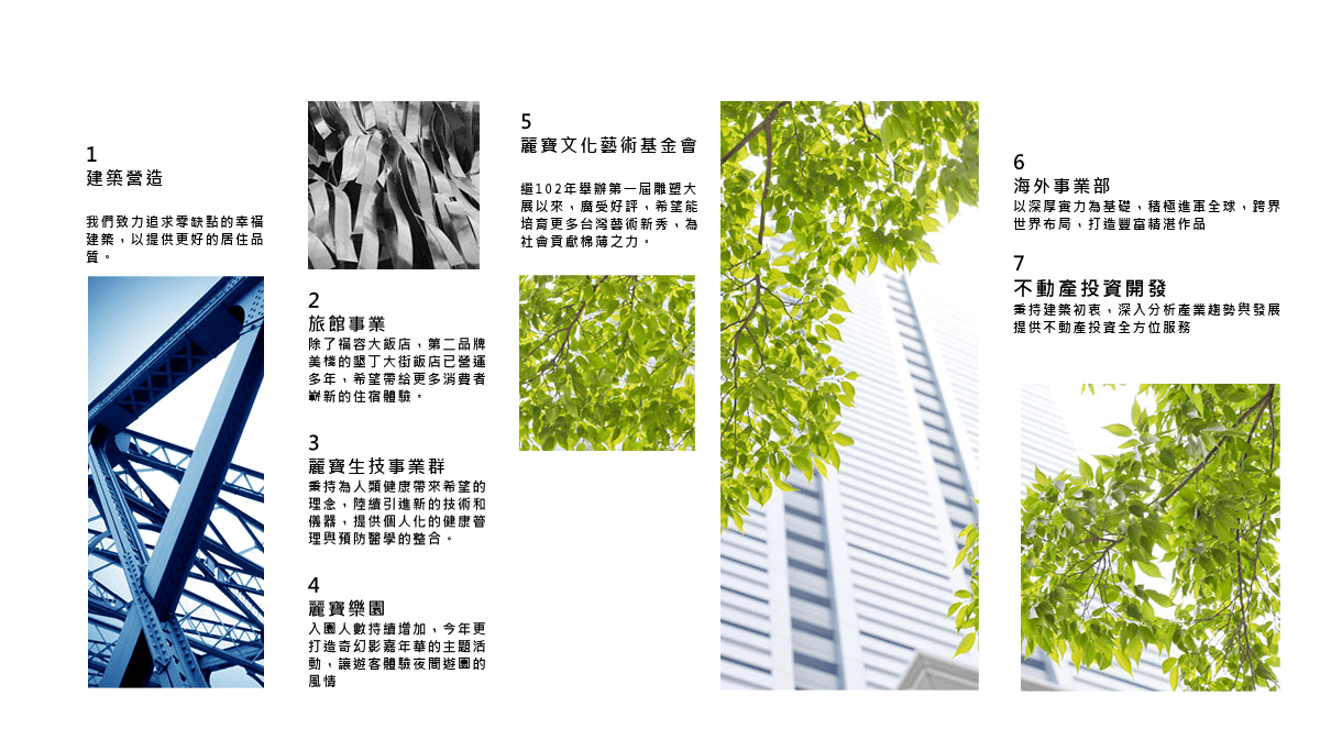 關係企業 - 七大事業體介紹